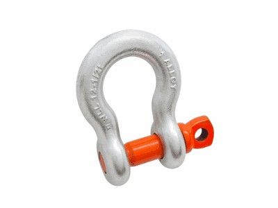 5 Ton Working Load Limit 5//8-Inch Trade CAMPBELL 5411095 Galvanized Drop-Forged Alloy Steel Screw Pin Anchor Shackle
