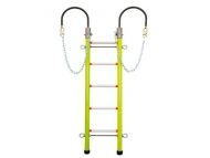 NESCO 2-Rail Hook Ladder Heavy-Duty Insulated Fiberglass