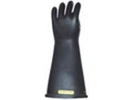 Class 4 Electriflex Rubber Gloves - 16" Straight Cuff, Yellow-Black